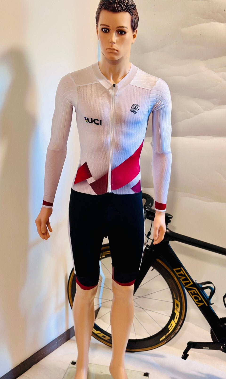 Wielrenkleding wielrenpak snelpak speedsuit maat M Bioracer, Ophalen of Verzenden, Zo goed als nieuw, Bovenkleding, Heren