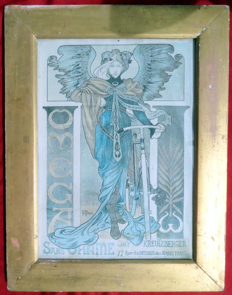 Fiets poster, Ophalen of Verzenden, A1 t/m A3, Reclame, Rechthoekig Staand