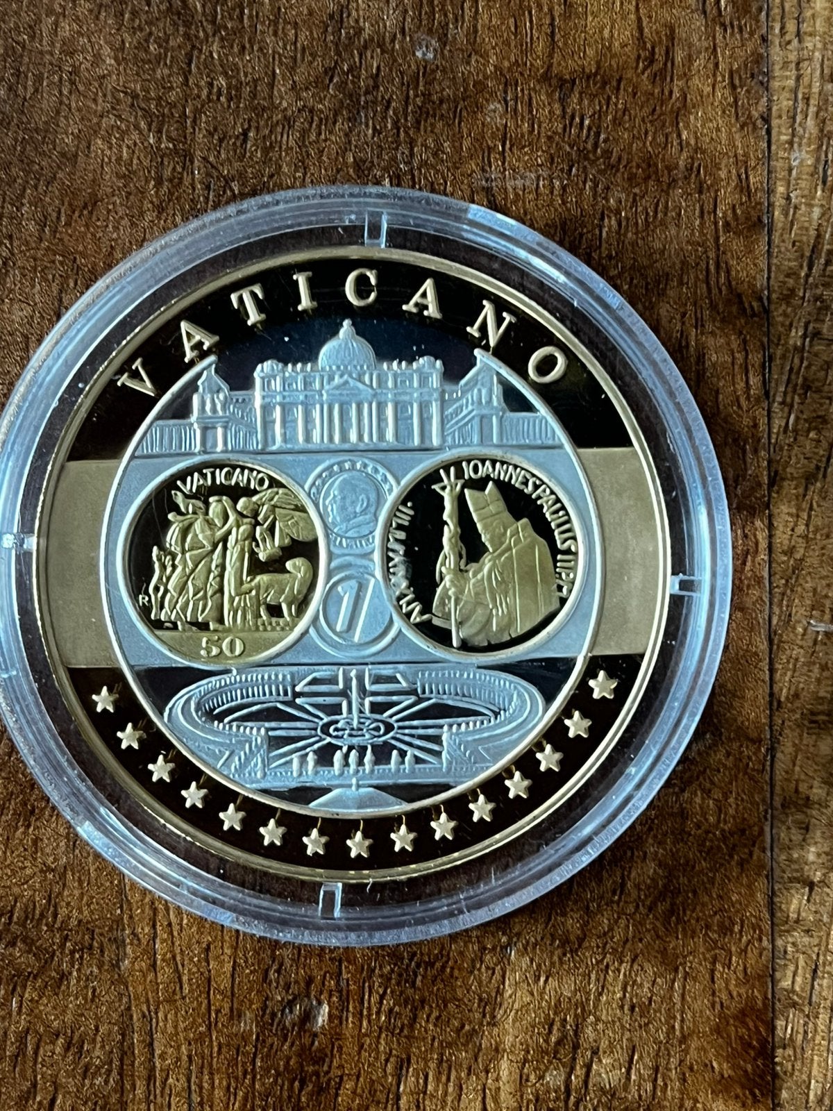 Vaticaan Europa Euro munt uit 2002, Verzenden, Zilver