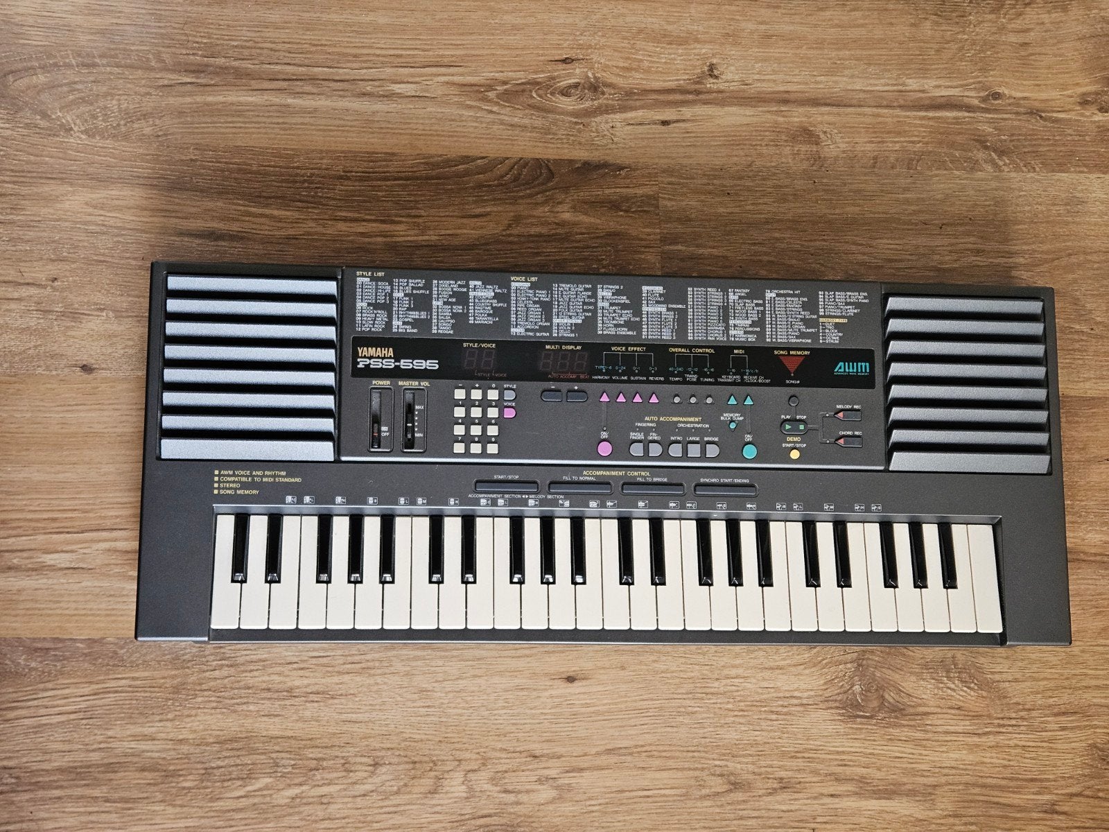 Zeldzame Yamaha PSS-595 Vintage Keyboard uit Japan, Ophalen, 61 toetsen, Zo goed als nieuw, Midi-aansluiting