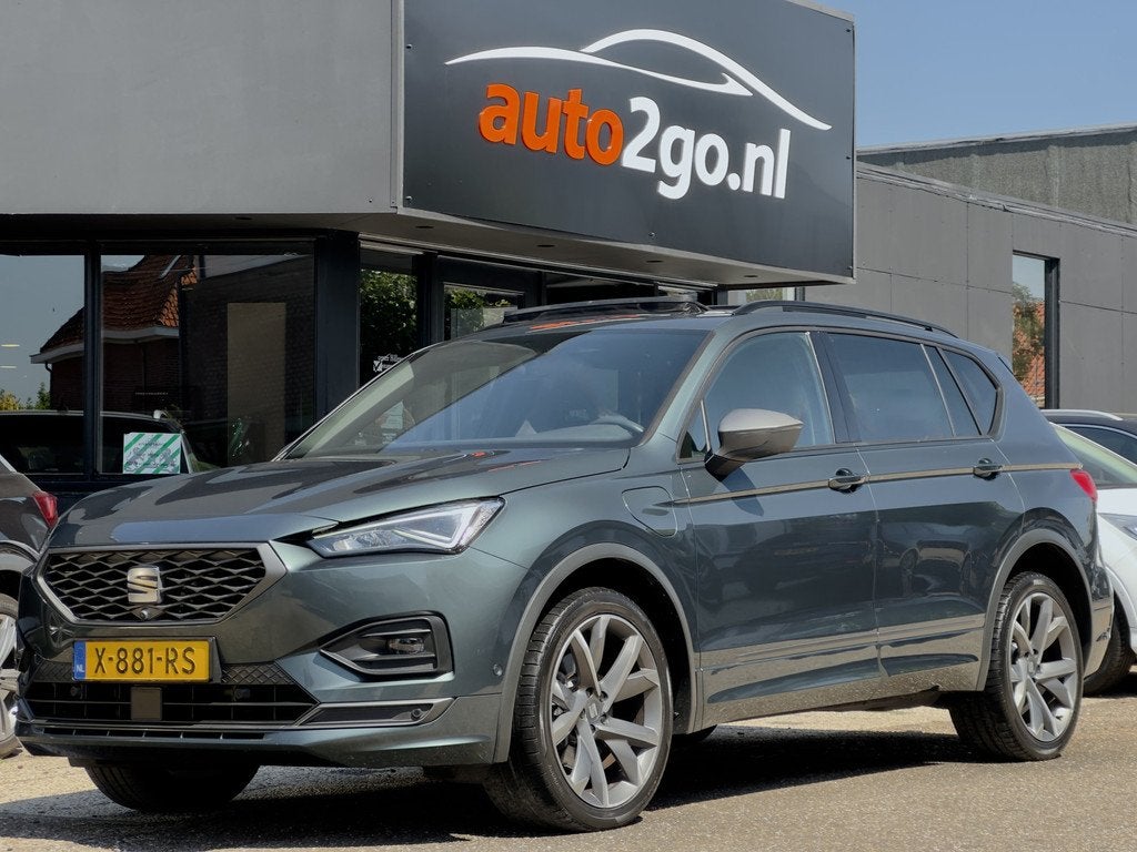 SEAT Tarraco 1.4 TSI e-HYBRID FR AUT6 PHEV INTENSE PANODAK L, Auto's, Seat, Te koop, Tarraco, 360° camera, ABS, Achteruitrijcamera