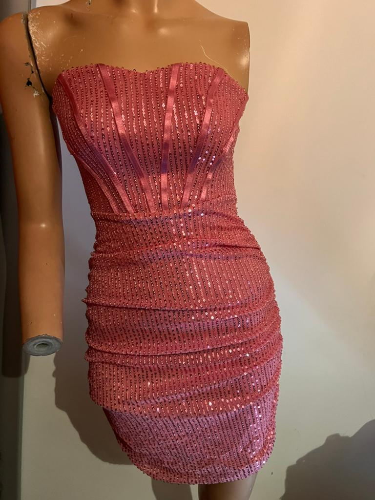 CIDER jurk met lovertjes maat S NIEUW MET KAARTJES, Kleding | Dames, Jurken, G, Ophalen of Verzenden, Roze, Maat 36 (S)