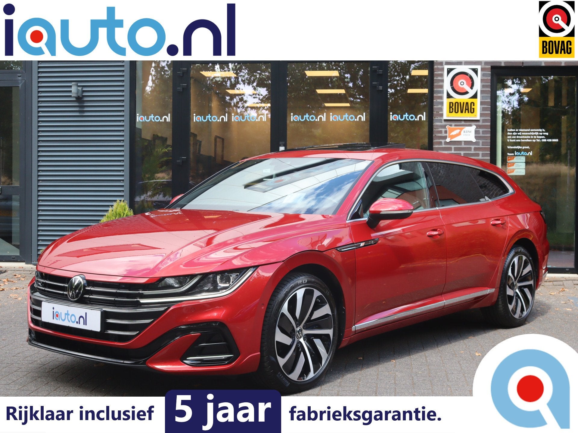Volkswagen Arteon Shooting Brake 1.4 TSI eHybrid R-Line Pano, Auto's, Arteon, Gebruikt, Hybride Elektrisch/Benzine, 1600 kg