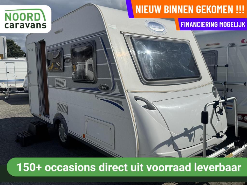 CARAVELAIR Antares Luxe 390 LICHTGEWICHT + VASTBED+ VOORTENT, Bedrijf, 750 - 1000 kg, 5 tot 6 meter, Caravelair