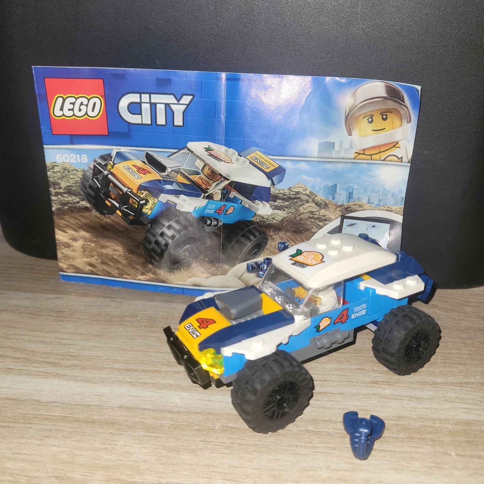 LEGO City 60218 Woestijnrallywagen met handleiding, Ophalen of Verzenden
