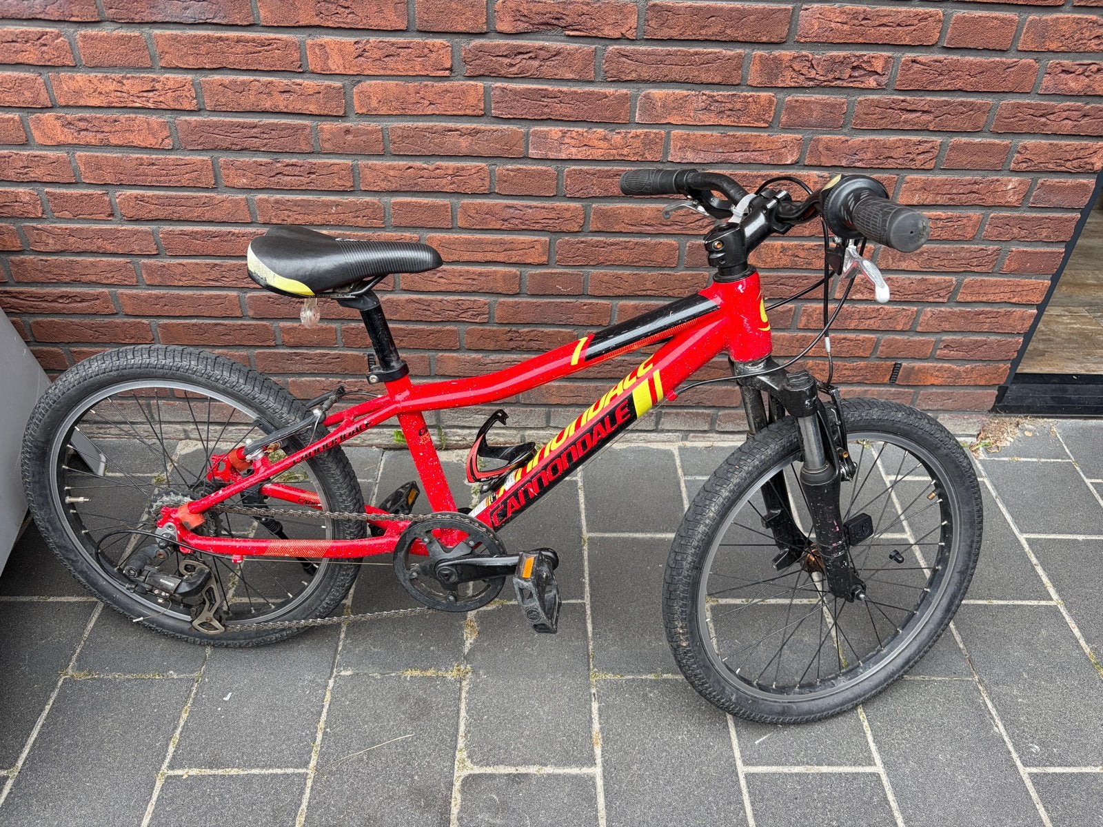 Cannondale Kinderfiets Rood - 20 inch, Fietsen en Brommers, Fietsen | Kinderfietsjes, Ophalen, Gebruikt, Velgrem, 20 inch of meer