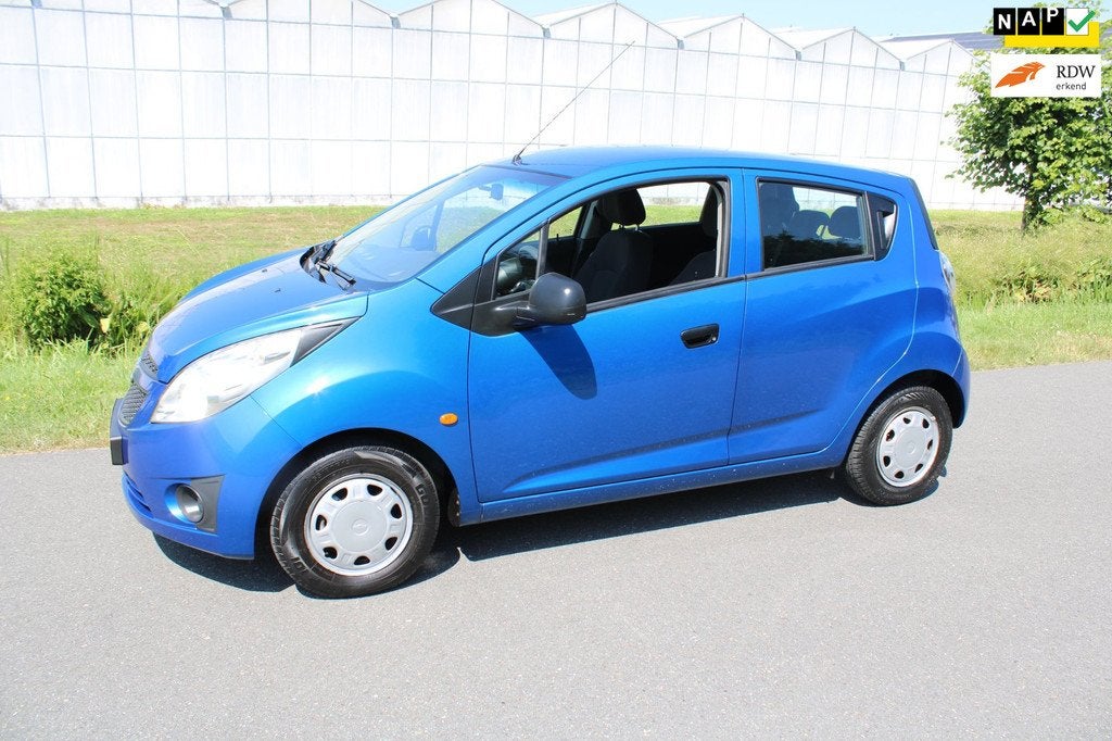Chevrolet Spark 1.0 16V LS 5 Drs met Airco, Auto's, Chevrolet, Voorwielaandrijving, Gebruikt, 4 cilinders, Blauw