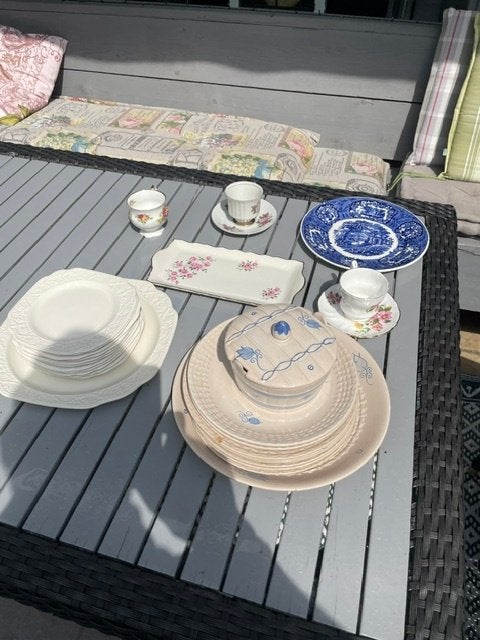 Diverse collectie vintage serviesgoed, Ophalen of Verzenden