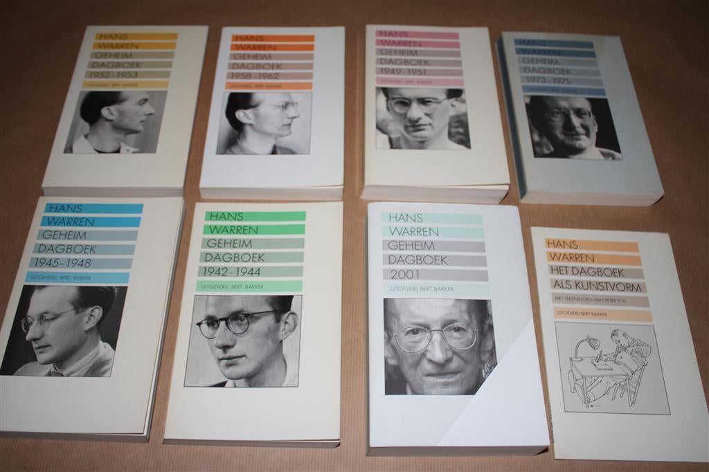 Hans Warren. 7x geheim Dagboek + Dagboek als kunstvorm., Ophalen of Verzenden, Zo goed als nieuw