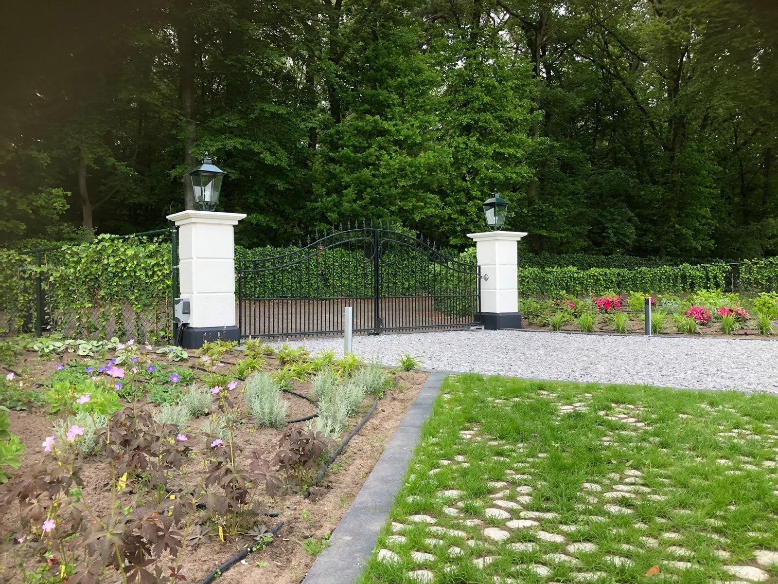 zuilen voor poort of hekwerk, Ophalen, 200 cm of meer, Draaipoort