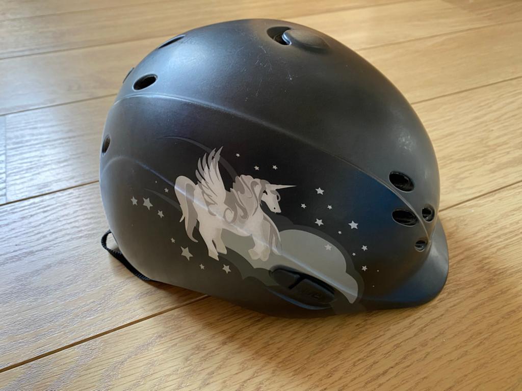 Rijhelm met unicorn uvex 49-54 vm, Dieren en Toebehoren, Gebruikt, Kinderen, Overige soorten, Ophalen of Verzenden
