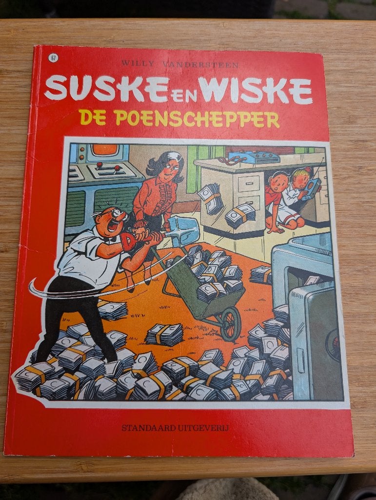 Suske en Wiske de poen Schepper deel 67, Gelezen, Willy Vandersteen, Eén stripboek, Ophalen of Verzenden