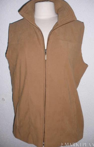 KINGFIELD bodywarmer camel bruin maat 38, Maat 38/40 (M), Bruin, Ophalen of Verzenden, Zo goed als nieuw