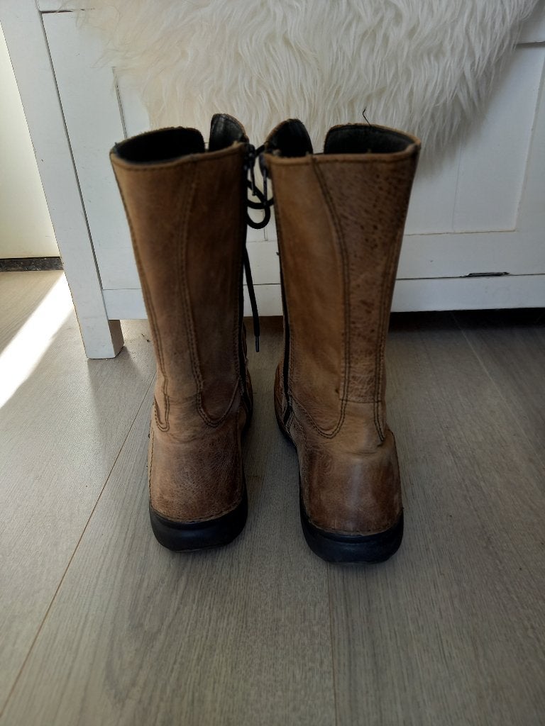 Hoge Beige Wolky Veterlaarzen / Boots Maat 41, Kleding | Dames, Hoge laarzen, Wolky, Beige, Ophalen of Verzenden