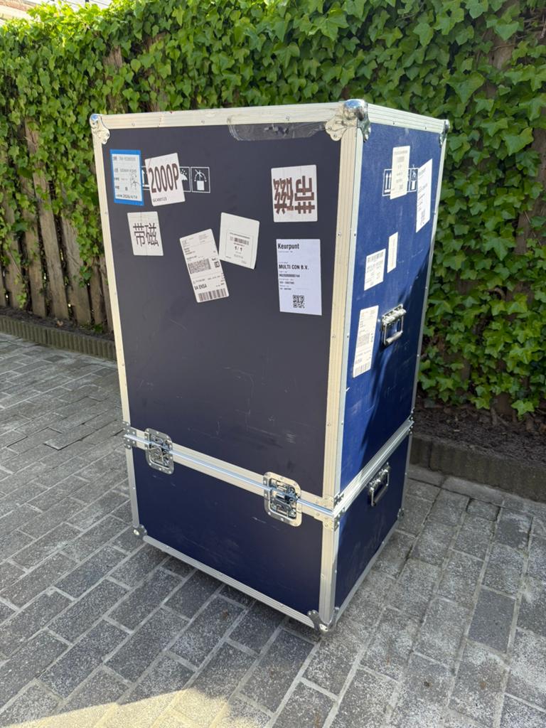 Flightcase transportkist, Verzenden, Zo goed als nieuw, Overige instrumenten, Flightcase