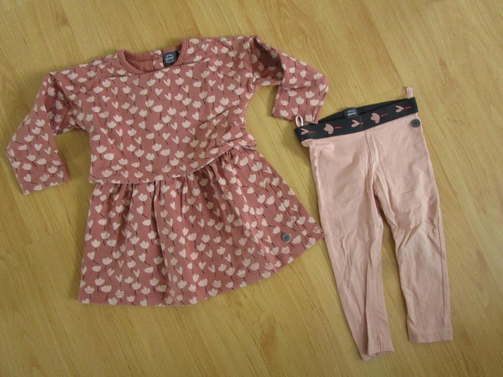 BFC - superleuke set maat 80 - jurkje + legging, Kinderen en Baby's, Babykleding | Maat 80, Meisje, BFC, Ophalen of Verzenden