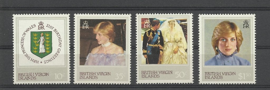 British Virgin Island  Postfris, Postzegels en Munten, Ophalen, Postfris, Koningshuis