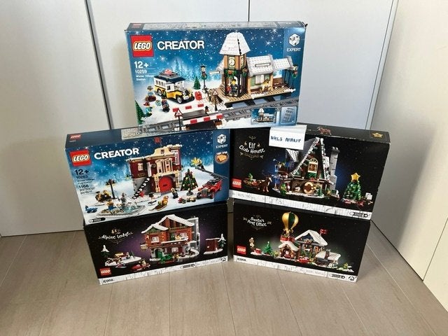 lego kerstsets, Kinderen en Baby's, Speelgoed | Duplo en Lego, Zo goed als nieuw, Lego, Complete set, Compleet, Overige thema's