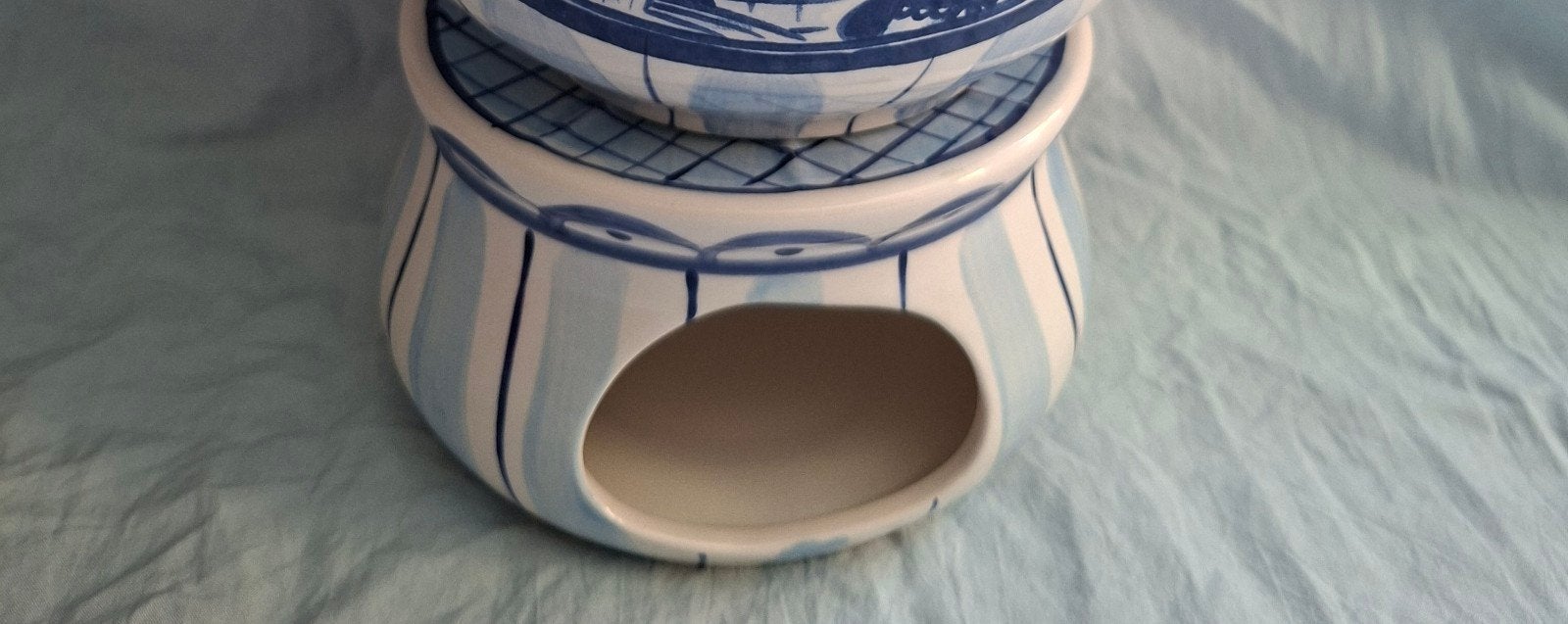 blond Amsterdam theelicht, Ophalen of Verzenden, Zo goed als nieuw, Theepot, Aardewerk