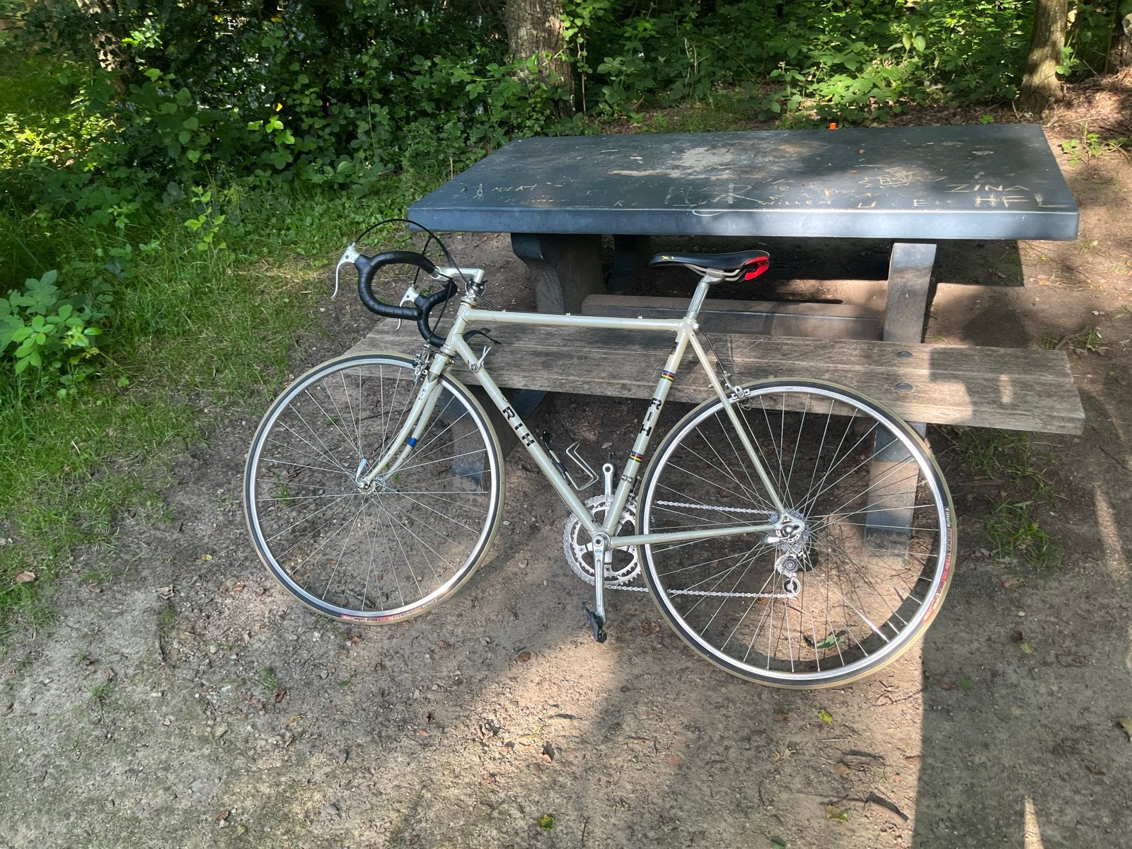 Rih reynolds 531 racefiets Shimano 600 groep, Fietsen en Brommers, 28 inch, Gebruikt, 53 tot 57 cm, Ophalen