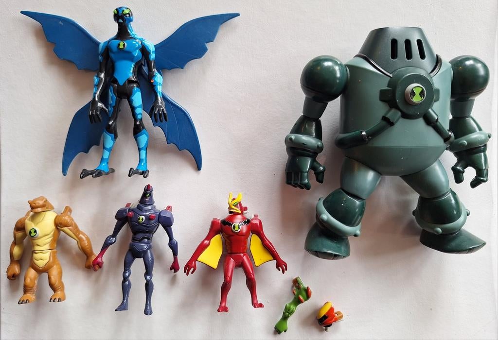 Ben 10 actiefiguren set - Diverse karakters, Kinderen en Baby's, Speelgoed | Actiefiguren, Gebruikt, Ophalen of Verzenden