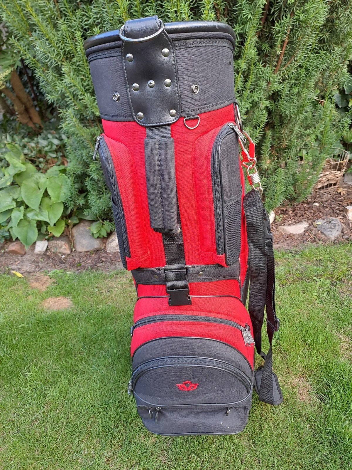 Golf cartbag rood/zwart., Ophalen of Verzenden, Zo goed als nieuw, Tas, Overige merken