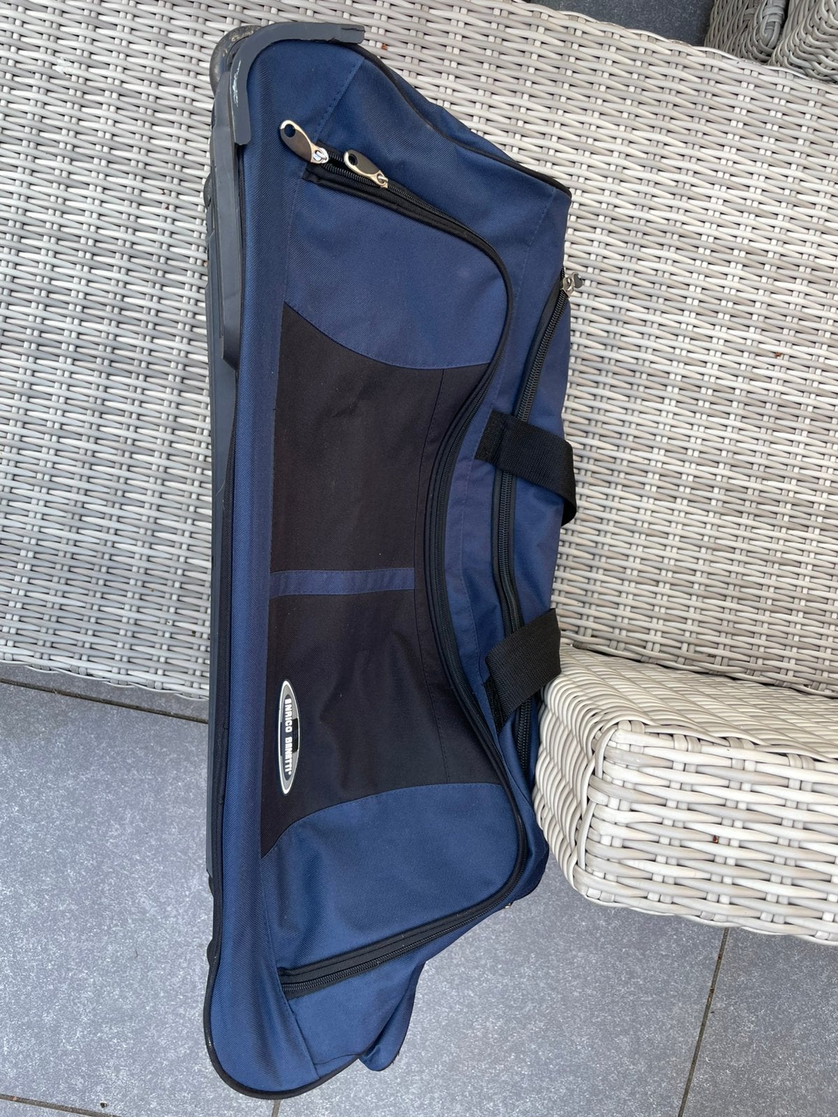 Weekendtas, Sieraden, Tassen en Uiterlijk, Tassen | Reistassen en Weekendtassen, 30 cm of meer, Gebruikt, Blauw, Minder dan 35 cm