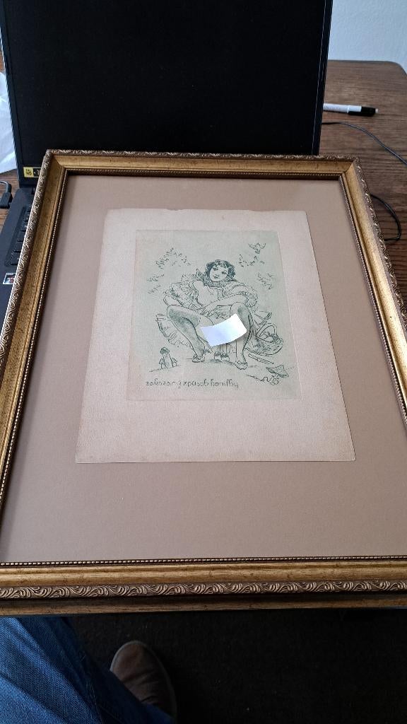 Kunst tekening ero, Ophalen of Verzenden