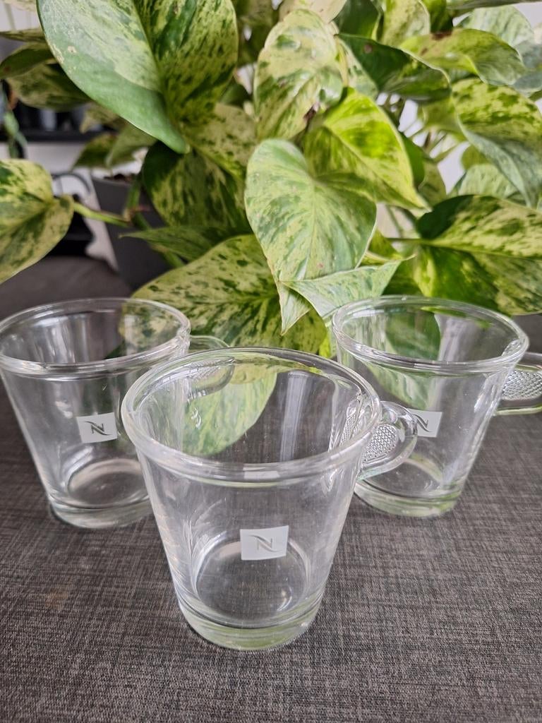 NESPRESSO glazen 3 stuks (#3), Verzamelen, Glas en Borrelglaasjes, Ophalen of Verzenden, Zo goed als nieuw, Overige typen