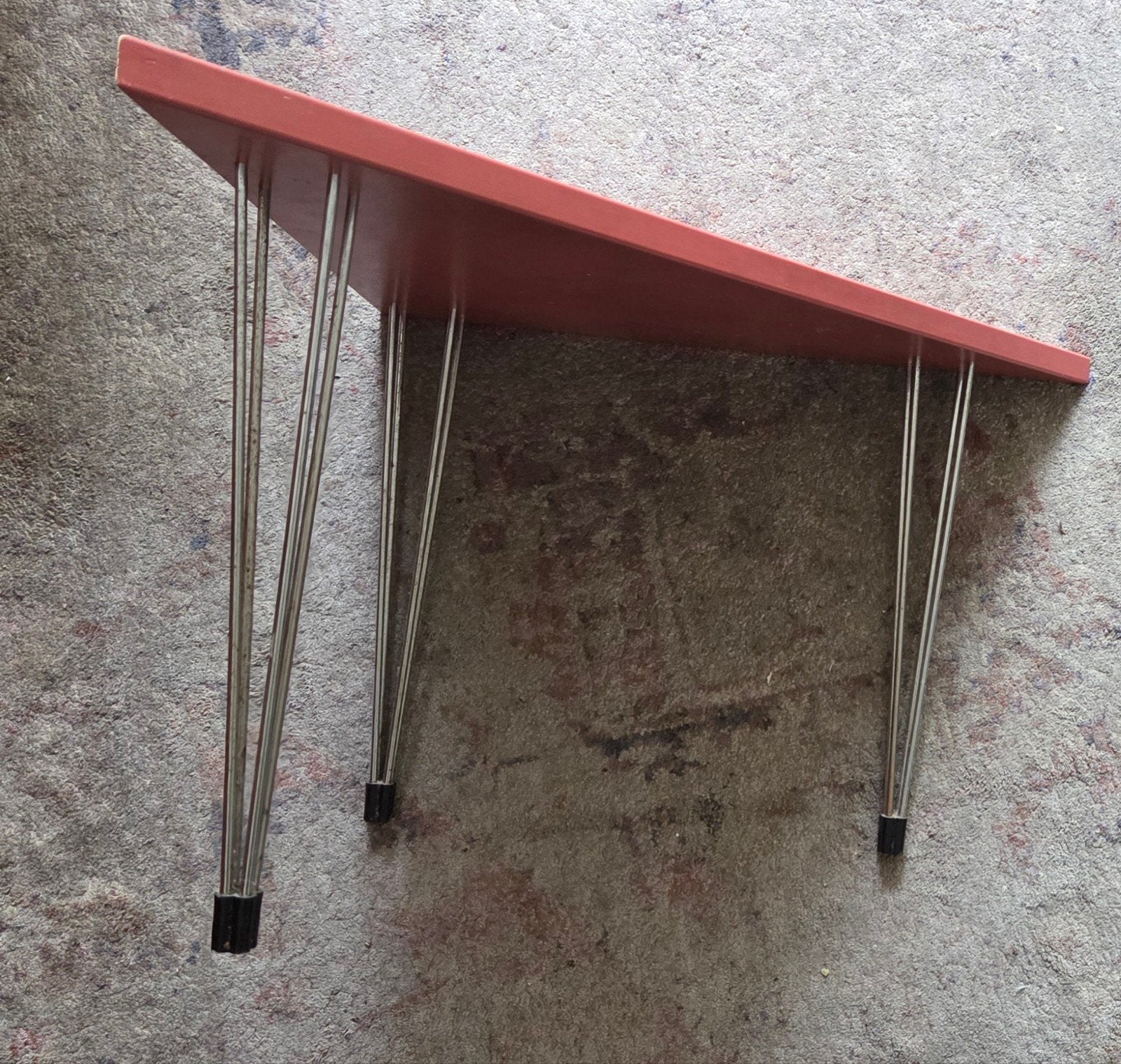 Vintage Bijzettafel Deens Design Fritz Hansen Pin-Age, Huis en Inrichting, Gebruikt, Deens Design, Vintage, Mid-century Modern