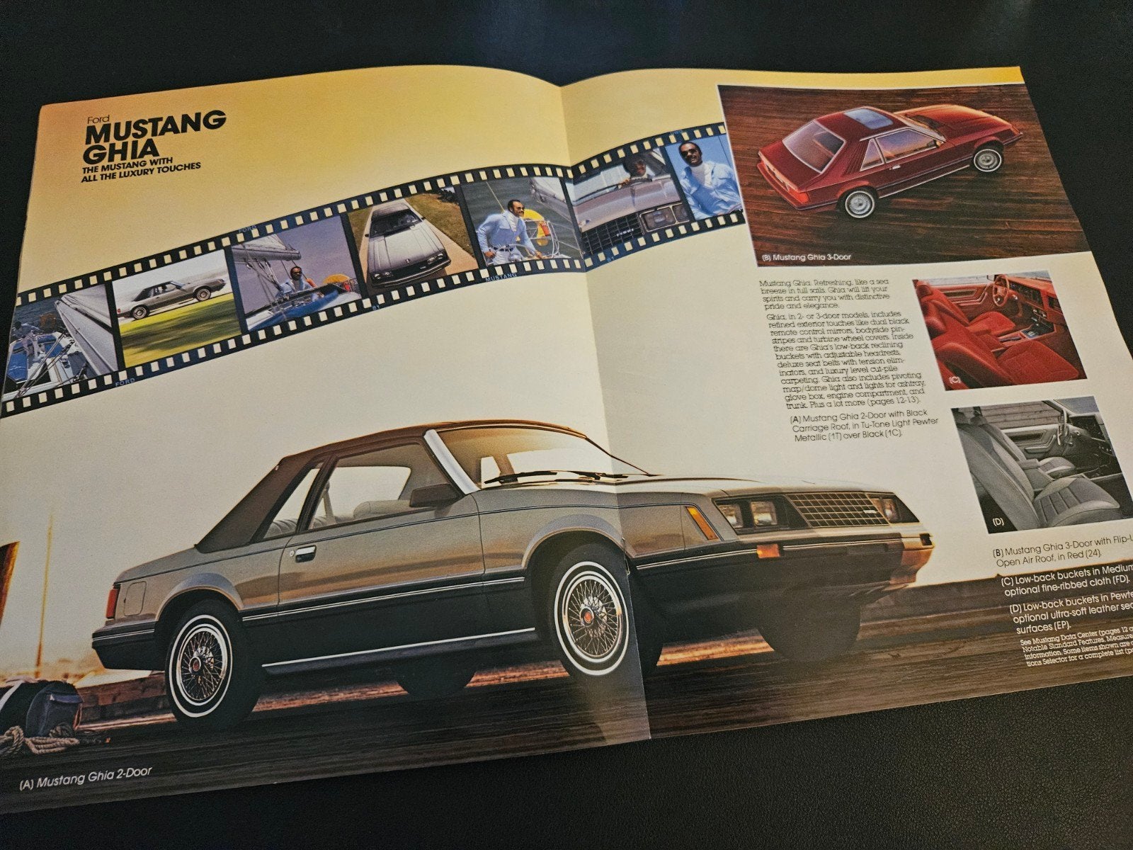 Brochure Ford Mustang 1981 USA, Ophalen of Verzenden, Zo goed als nieuw, Ford