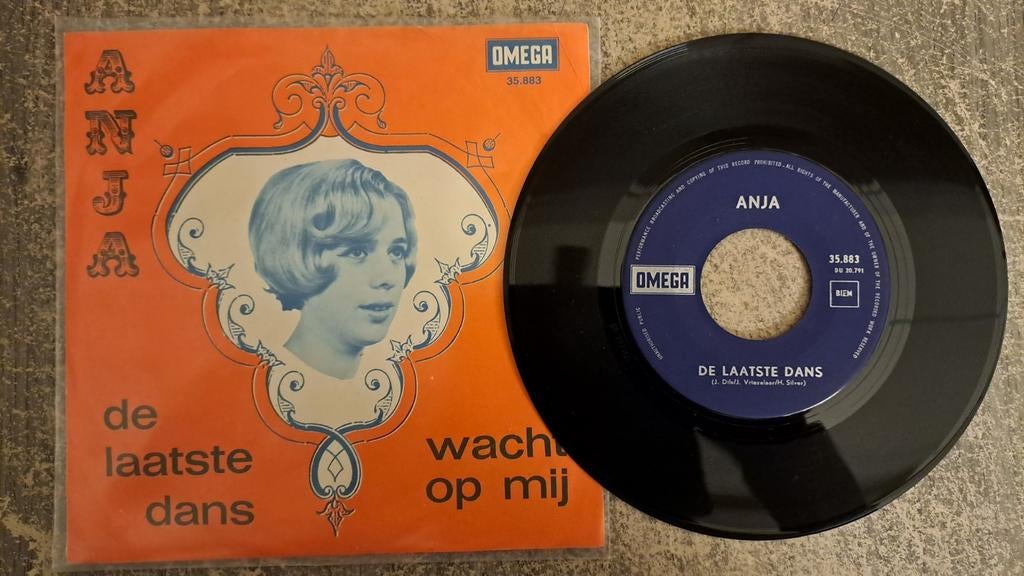 Anja  - de laatste dans, Gebruikt, 7 inch, Single, Nederlandstalig
