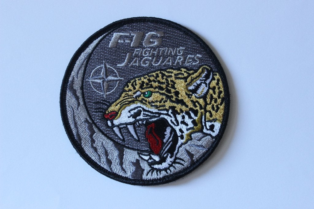 swirl 301  sqn  portugal  f-16, Verzamelen, Verzenden, Zo goed als nieuw, Patch, Badge of Embleem