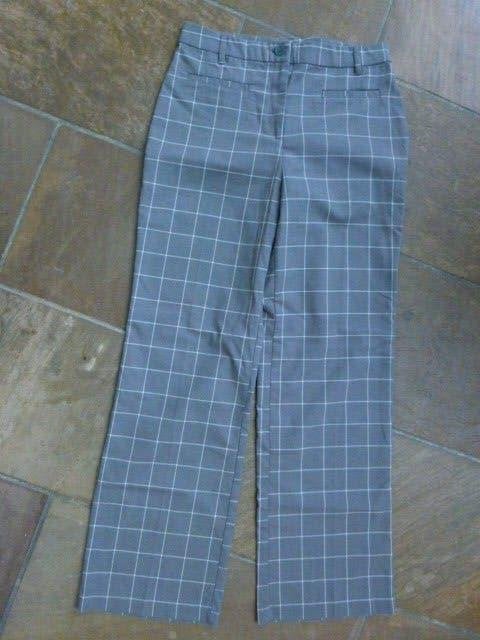 Grijs wit geruite broek pantalon MONKI maat 40 M wijde pijp, Maat 38/40 (M), Ophalen of Verzenden, Zo goed als nieuw, Monki