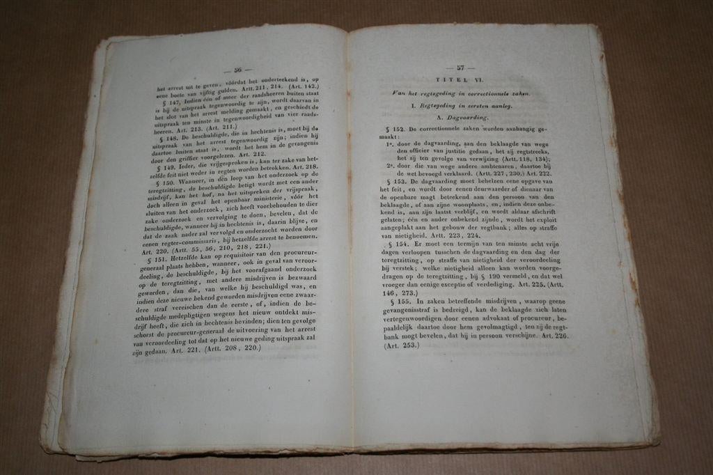 Handleiding Wetb. v. Strafvordering — Inleiding — 1848, Antiek en Kunst, Antiek | Boeken en Bijbels, Ophalen of Verzenden