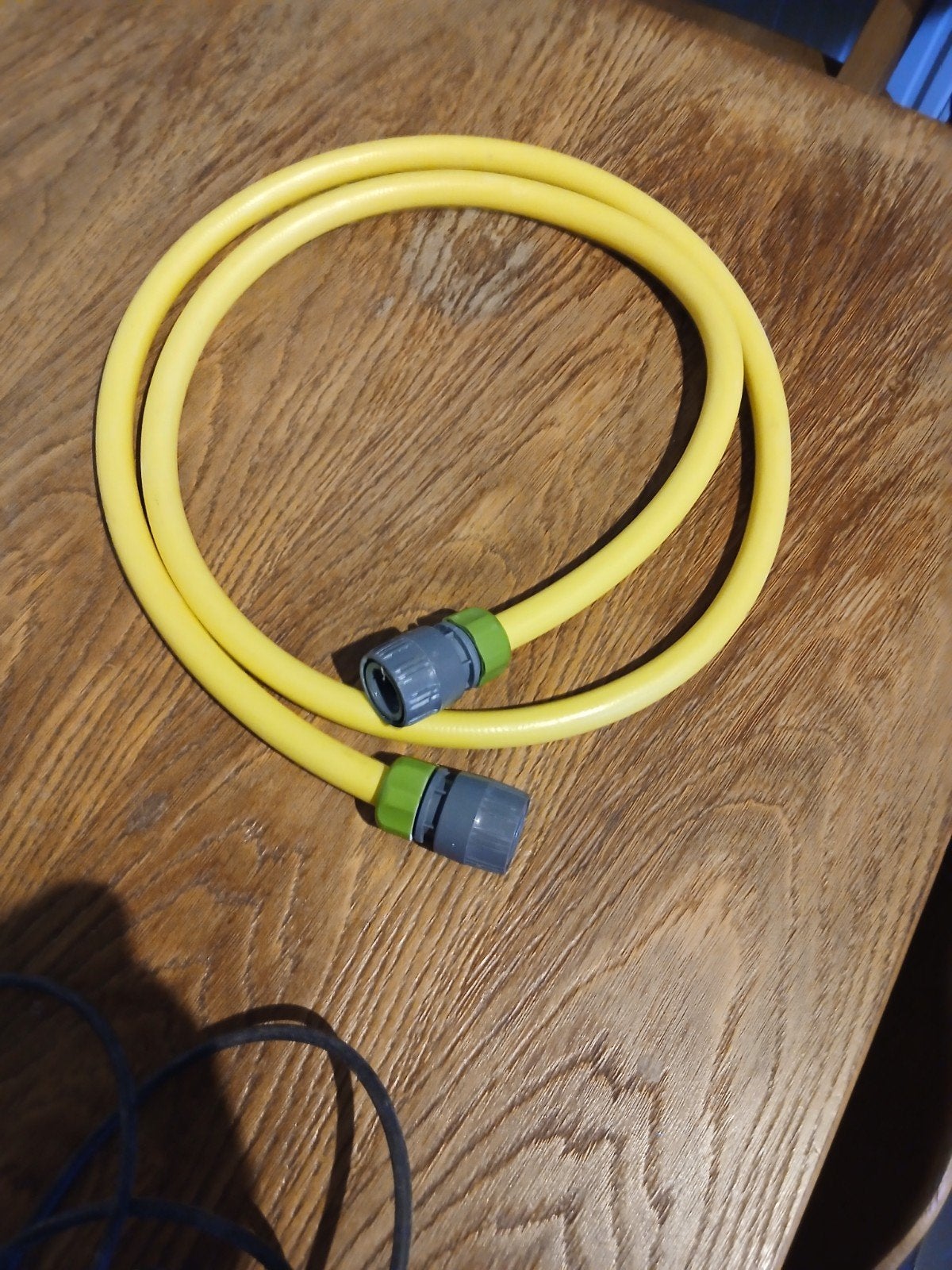 Gele tuinslang met koppelingen, Tuin en Terras, Ophalen, Gebruikt, Tuinslang