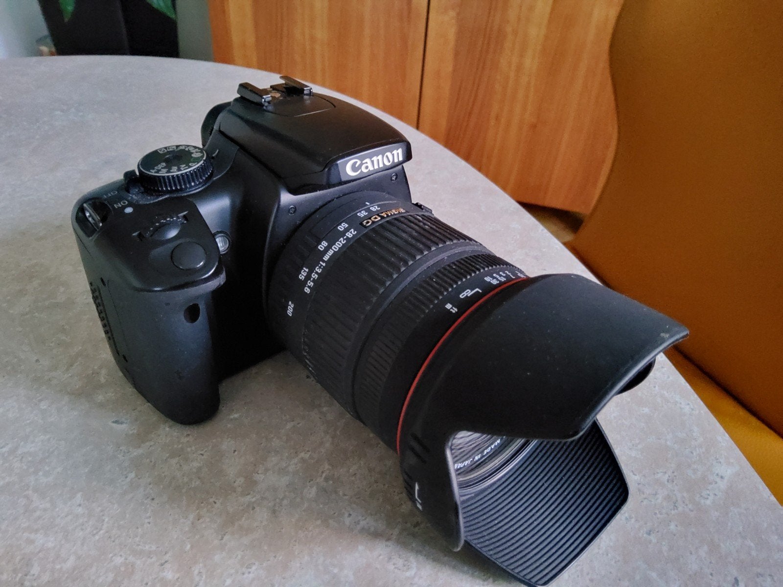 Canon EOS Kiss Digital X Spiegelreflexcamera met lens, Ingebouwde flitser, Gebruikt, Spiegelreflex, Accu