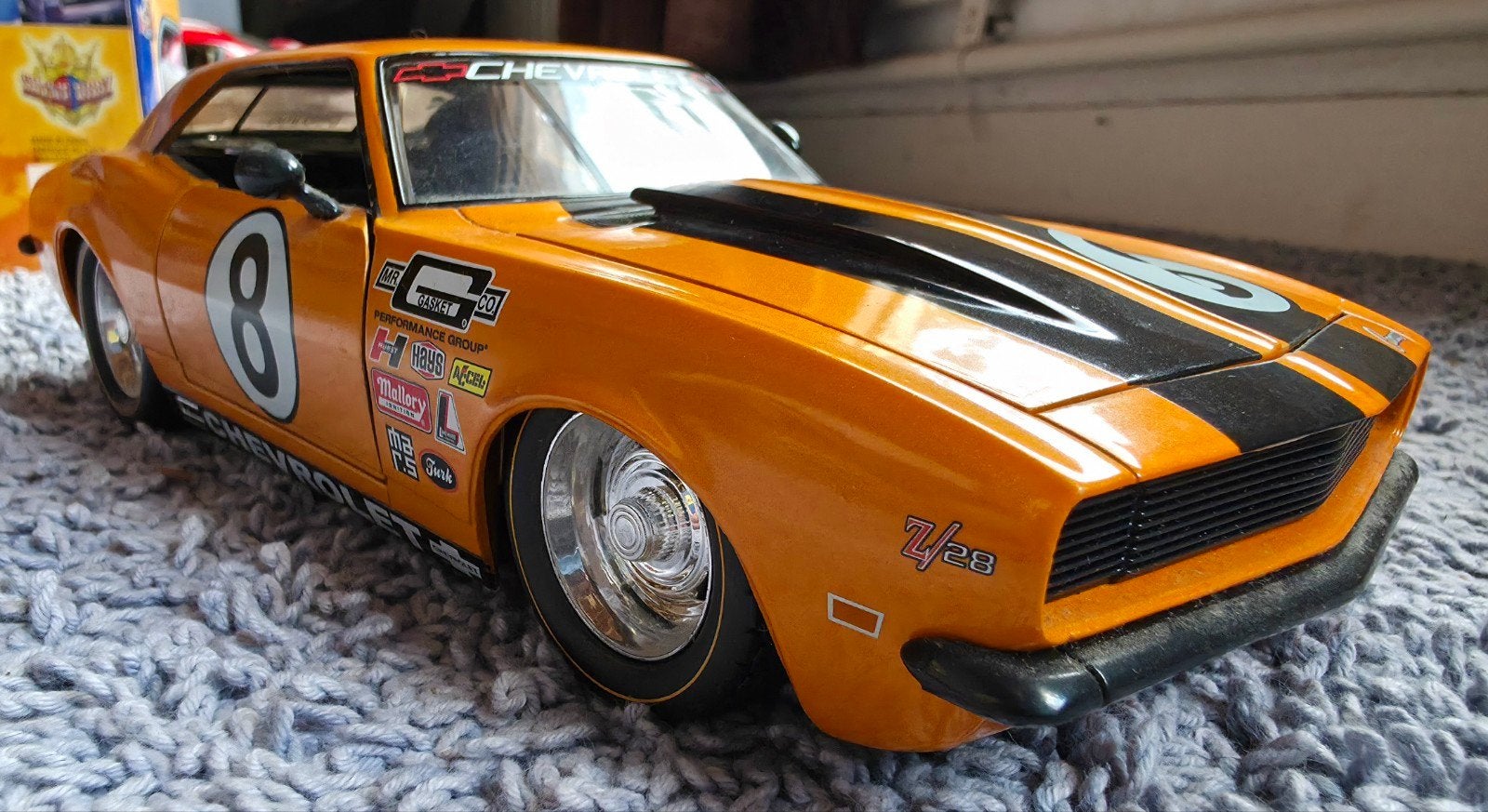 Jada Toys 1968 Chevy Camaro Z/28 Schaalmodel 1:18, Hobby en Vrije tijd, Ophalen of Verzenden, Zo goed als nieuw, Auto, Overige merken