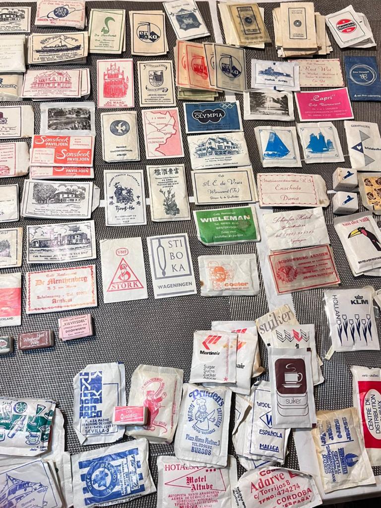 Grote suikerzakjes verzameling jaren 60-90, Ophalen of Verzenden, Gebruikt