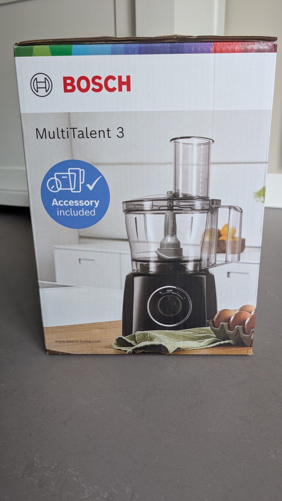 Bosch MultiTalent 3 Keukenmachine - 800W - Wit - Nieuw, Ophalen of Verzenden, Nieuw, 3 snelheden of meer