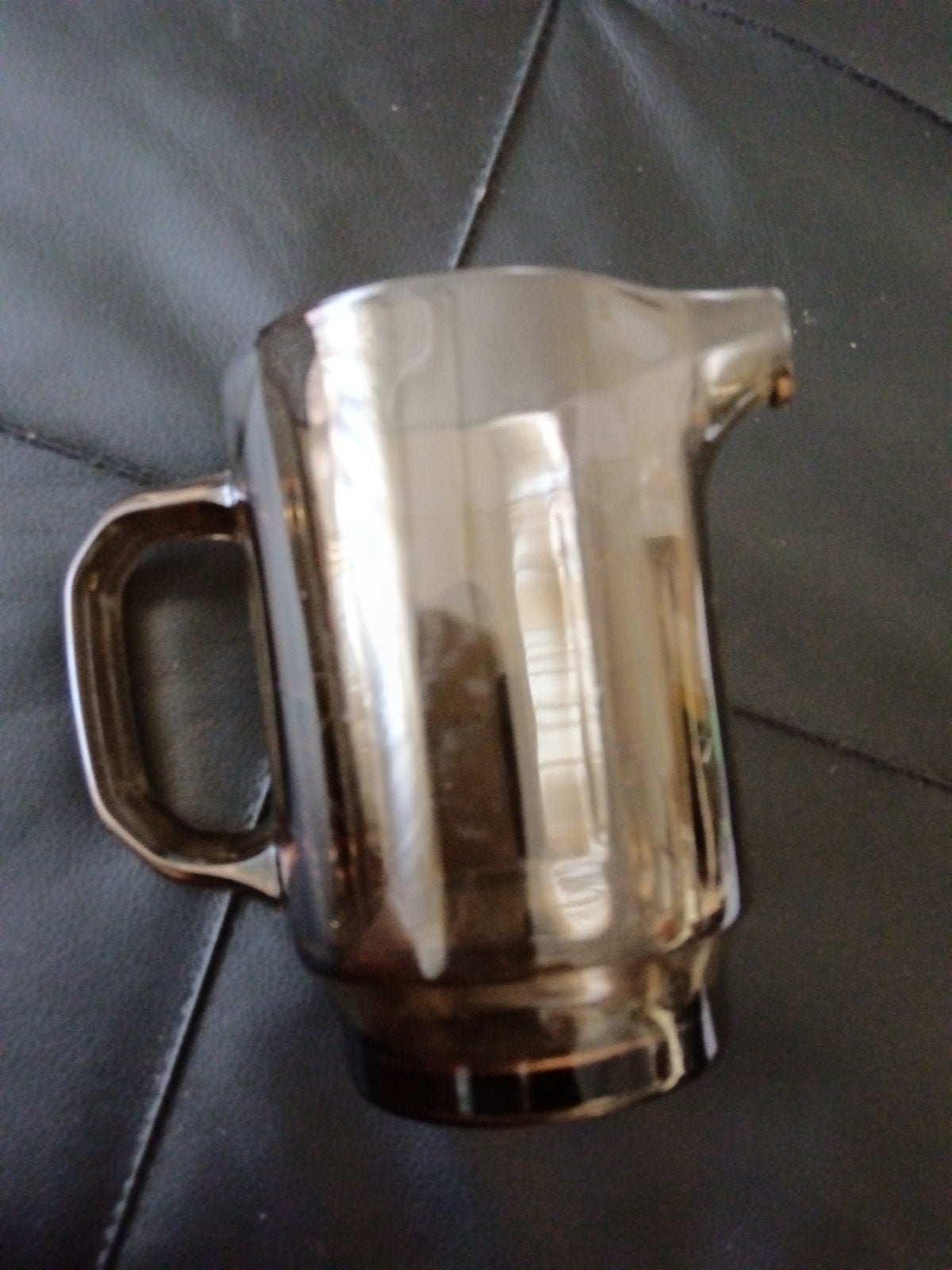 Vintage bruin persglas kan, Ophalen of Verzenden, Zo goed als nieuw