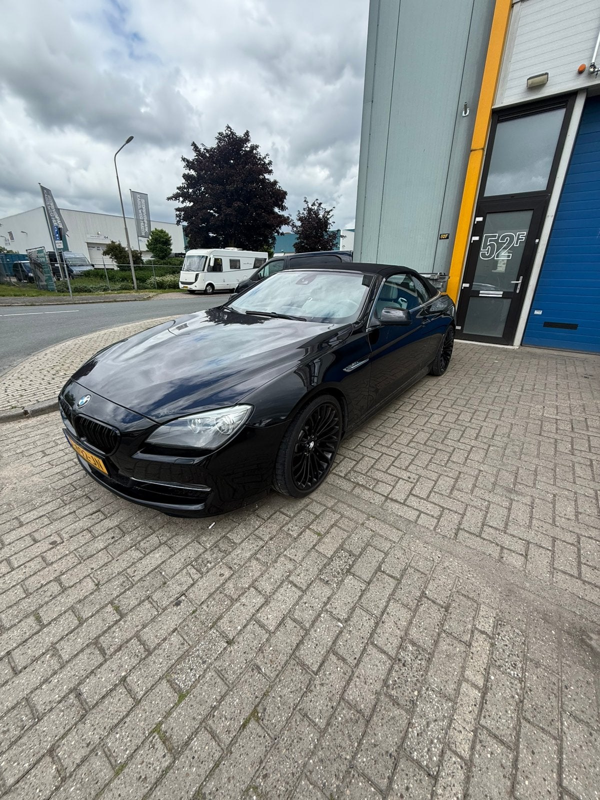 BMW 6-Serie 650I Cabrio 4.4 300KW Aut8 2011 Zwart, Auto's, BMW, Automaat, Achterwielaandrijving, 8 cilinders, Cabriolet