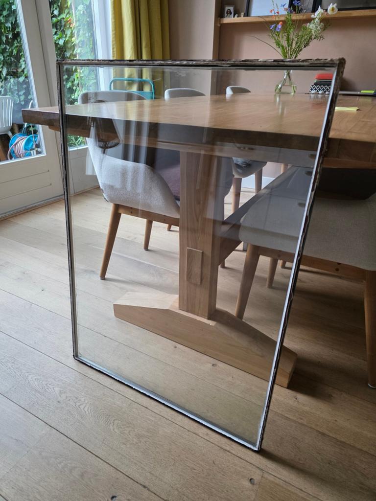 Dubbelglas isolatieglas, Doe-het-zelf en Verbouw, Glas en Ramen, Ophalen, Gevelraam of Ruit, Gebruikt, Minder dan 80 cm