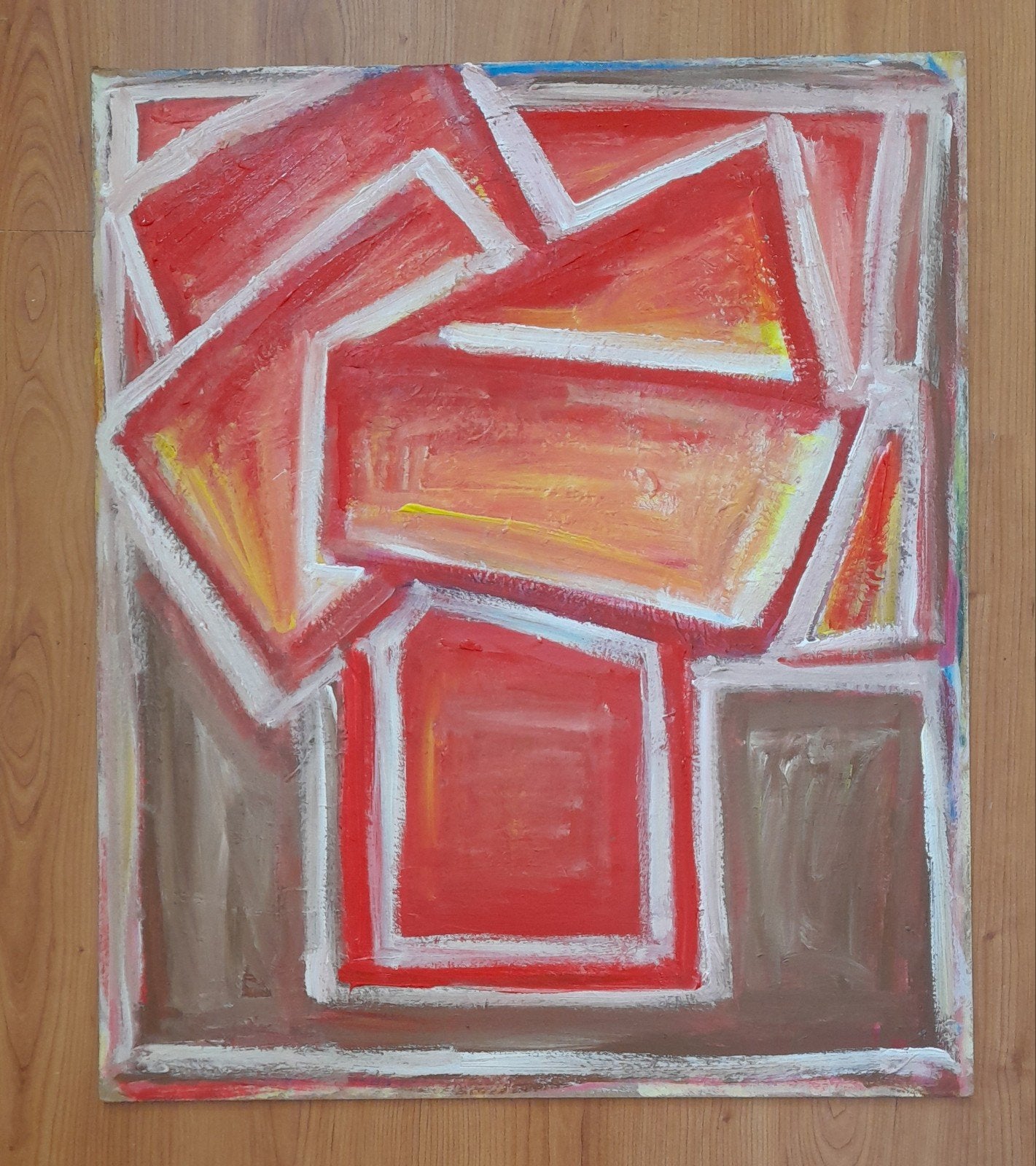 Abstract schilderij, Ophalen of Verzenden