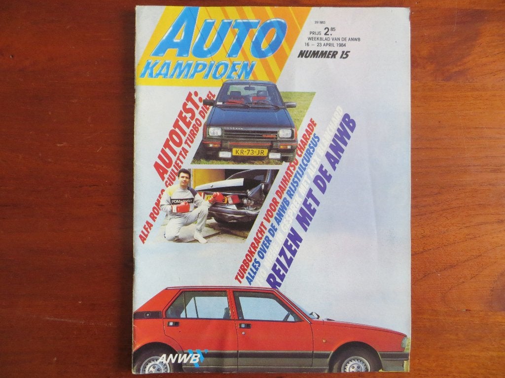 Autokampioen nr 15 1984 Alfa Giulietta TD, Charade Turbo, Ophalen of Verzenden, Nieuw, Alfa Romeo