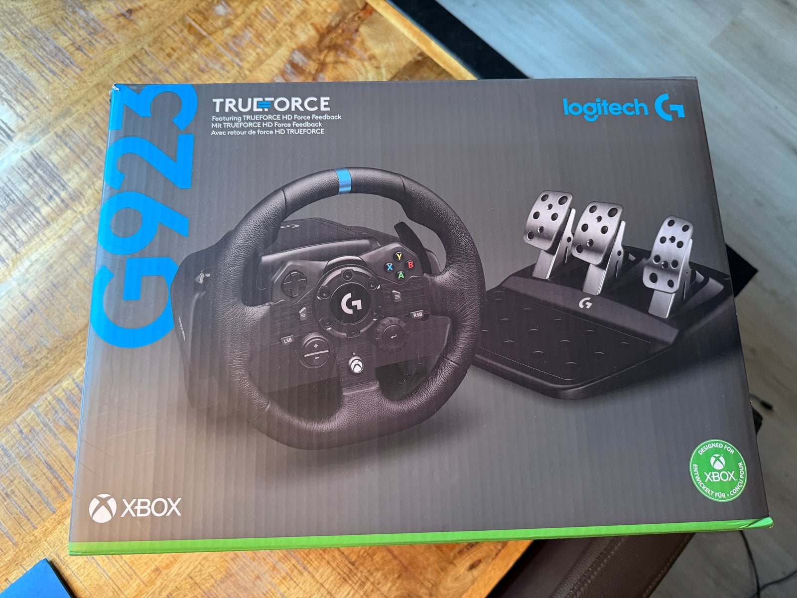 Logitech G923 + Playseat voor Xbox - Garantie!, Ophalen, Racestuur, Xbox, Force feedback