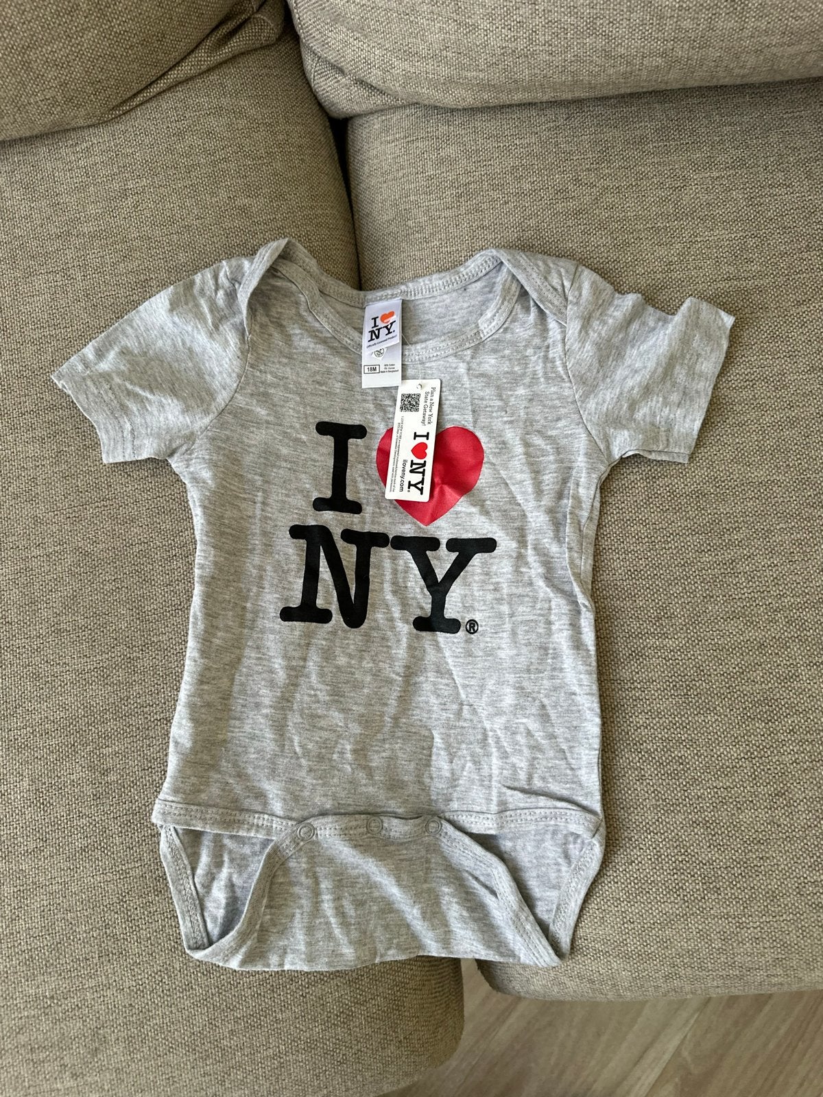 Nieuwe Officiële I ️ NY Baby Romper - 18 maanden, Kinderen en Baby's, Babykleding | Overige, Ophalen of Verzenden, Nieuw, Jongetje of Meisje