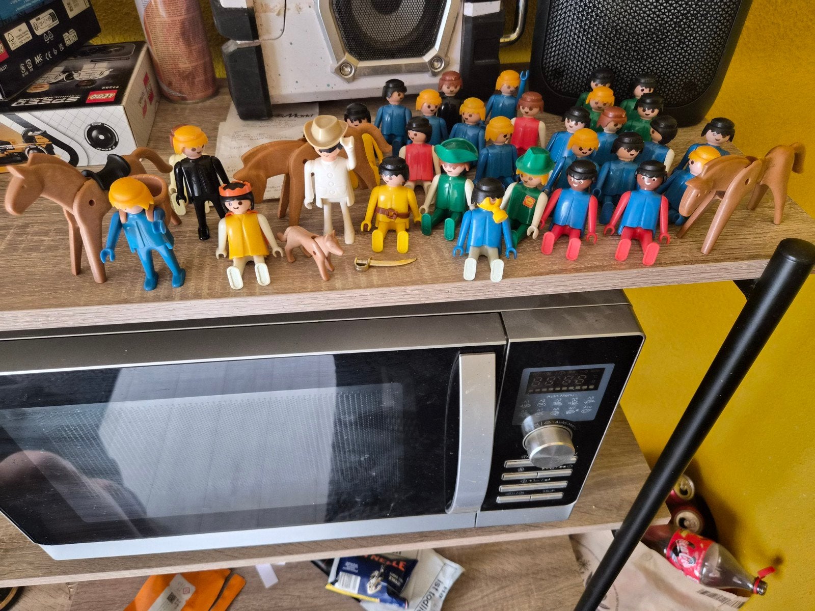 Vintage Playmobil Figuren en Paarden - 1974 Geobra, Ophalen of Verzenden
