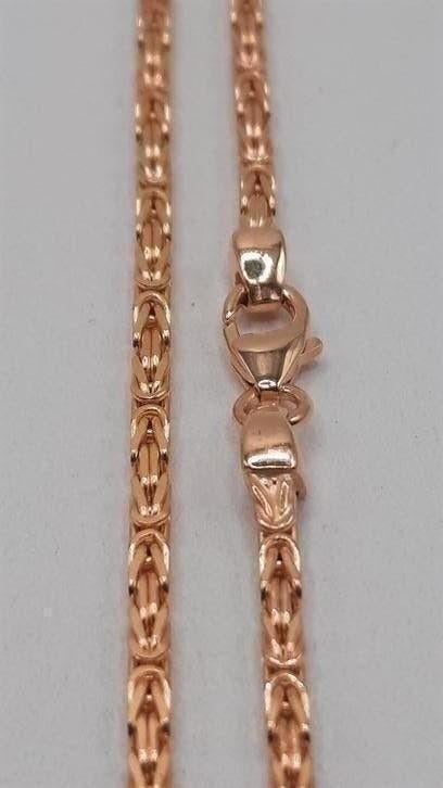 gouden Koningsketting 14kt Massief, Sieraden, Tassen en Uiterlijk, Kettingen, Www.bredajuwelier.nl, Nieuw, Ophalen of Verzenden