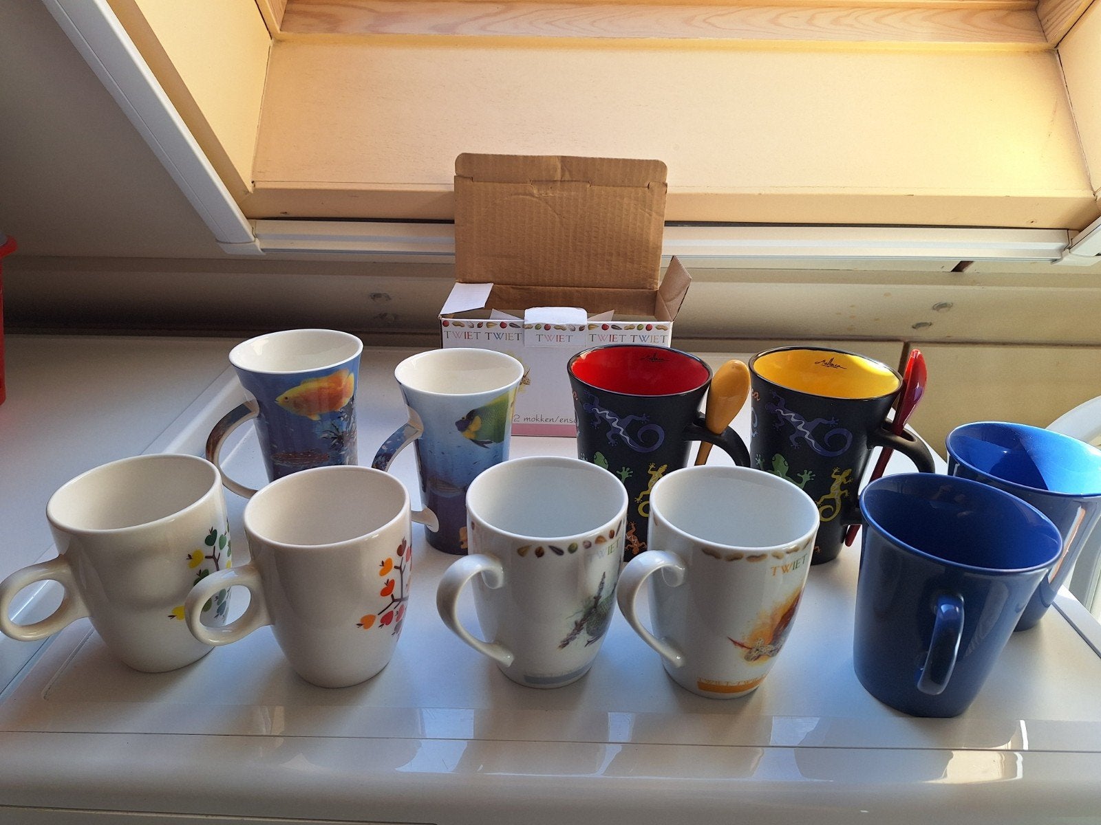 10 nieuwe bekers, Ophalen of Verzenden, Nieuw, Overige stijlen, Kop(pen) en/of Schotel(s)